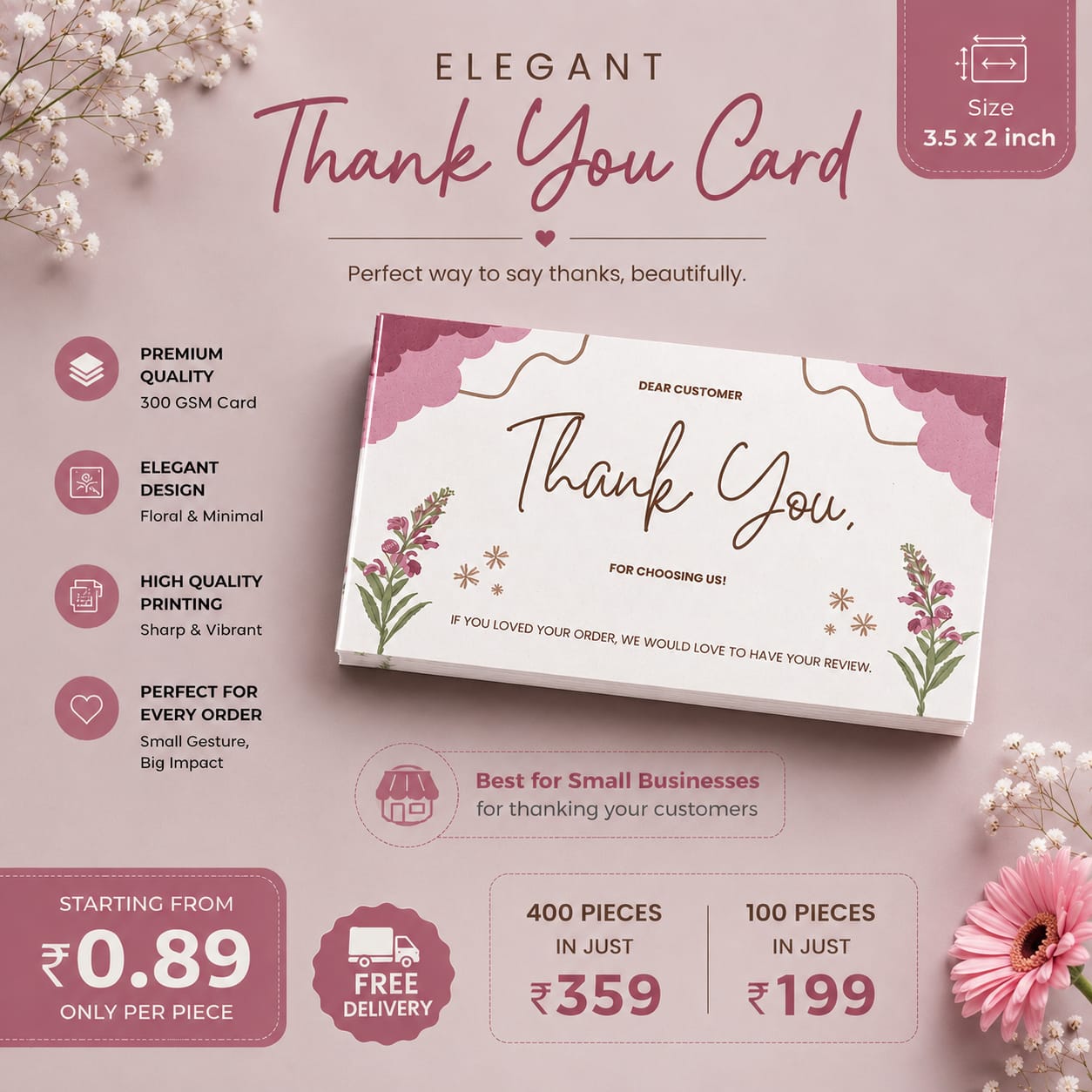 Elegant ThankYou Card