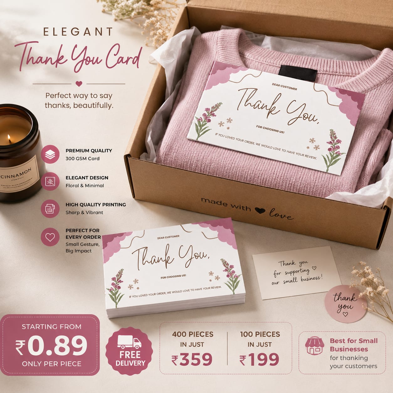 Elegant ThankYou Card