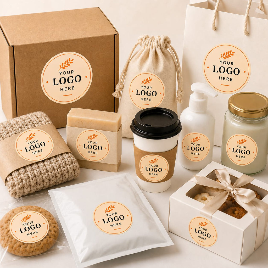 Custom Logo Stickers for Packaging (2.5 inch)
