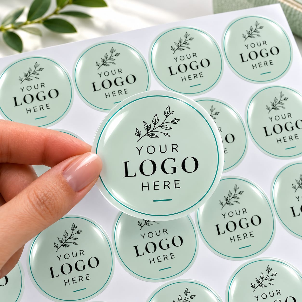 Custom Plastic Stickers (Non-Tearable & Waterproof)