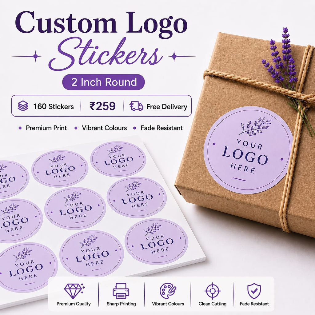 Custom Logo Stickers for Packaging (2 inch)