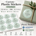 Custom Plastic Stickers (Non-Tearable & Waterproof)