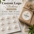 Custom Logo Stickers for Packaging (2.5 inch)